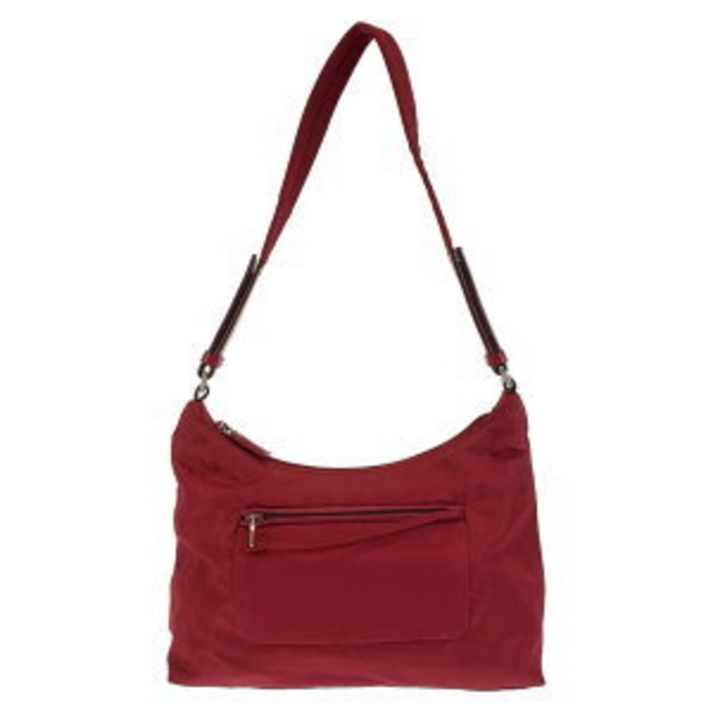Prada Tessuto Triangular Red Nylon Shoulder Bag O… - image 2